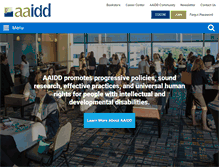 Tablet Screenshot of aaidd.org